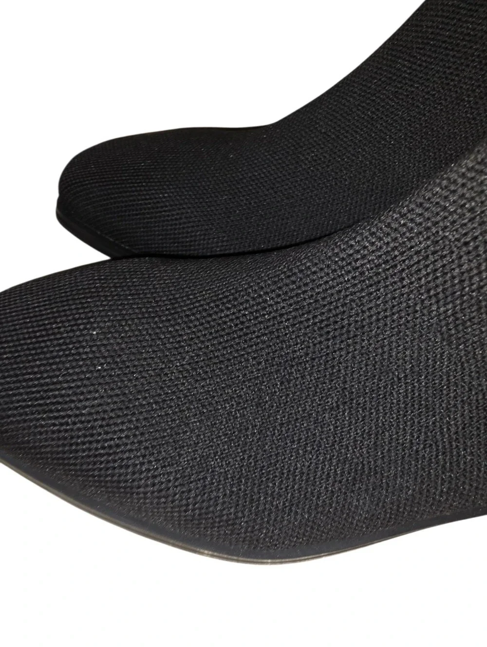 Vivaia Women's Black Knit Chelsea Ankle Boots Size EU 40 US 9